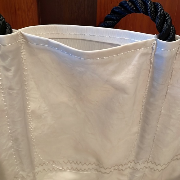 Sea Bags of Maine XL SURF White and Black Tote Bag - Picture 7 of 11